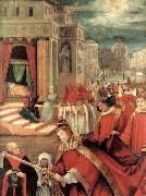 Grunewald, Matthias Establishment of the Santa Maria Maggiore in Rome Sweden oil painting artist